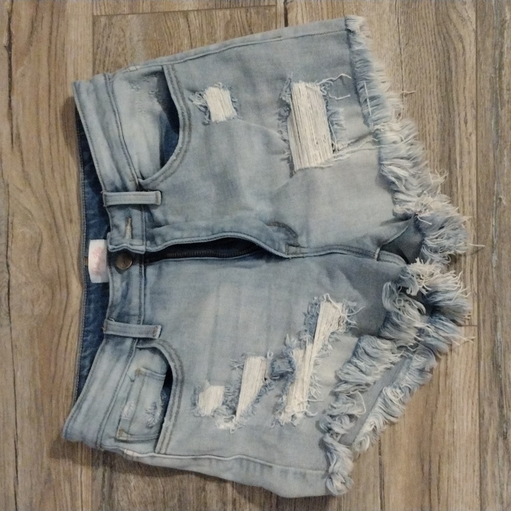 Pink Lily Denim Shorts